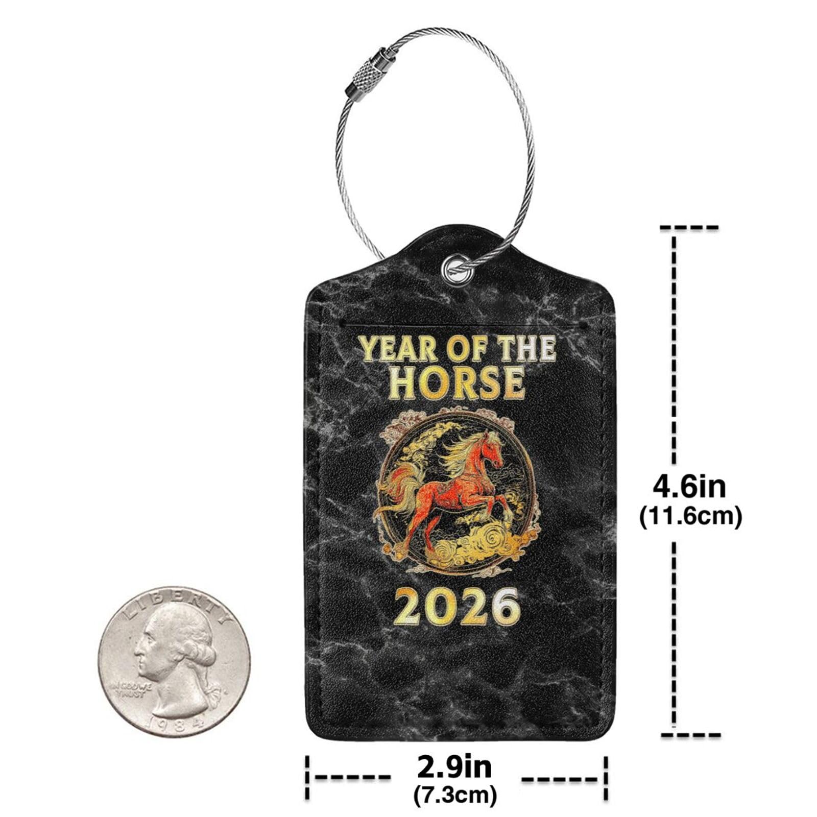 Amazon.com | Year of The Horse 2026 Set of 2 Durableleather